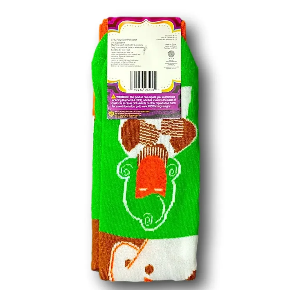3/$20 Oompa Loompas Funny Novelty Crew Socks - NWT